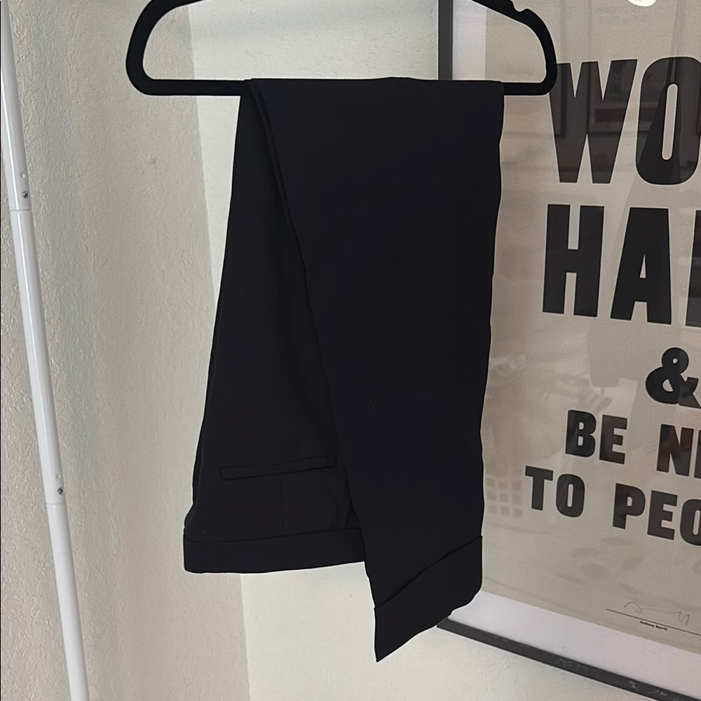 The Row Sleek Blue/Black Dress Pants